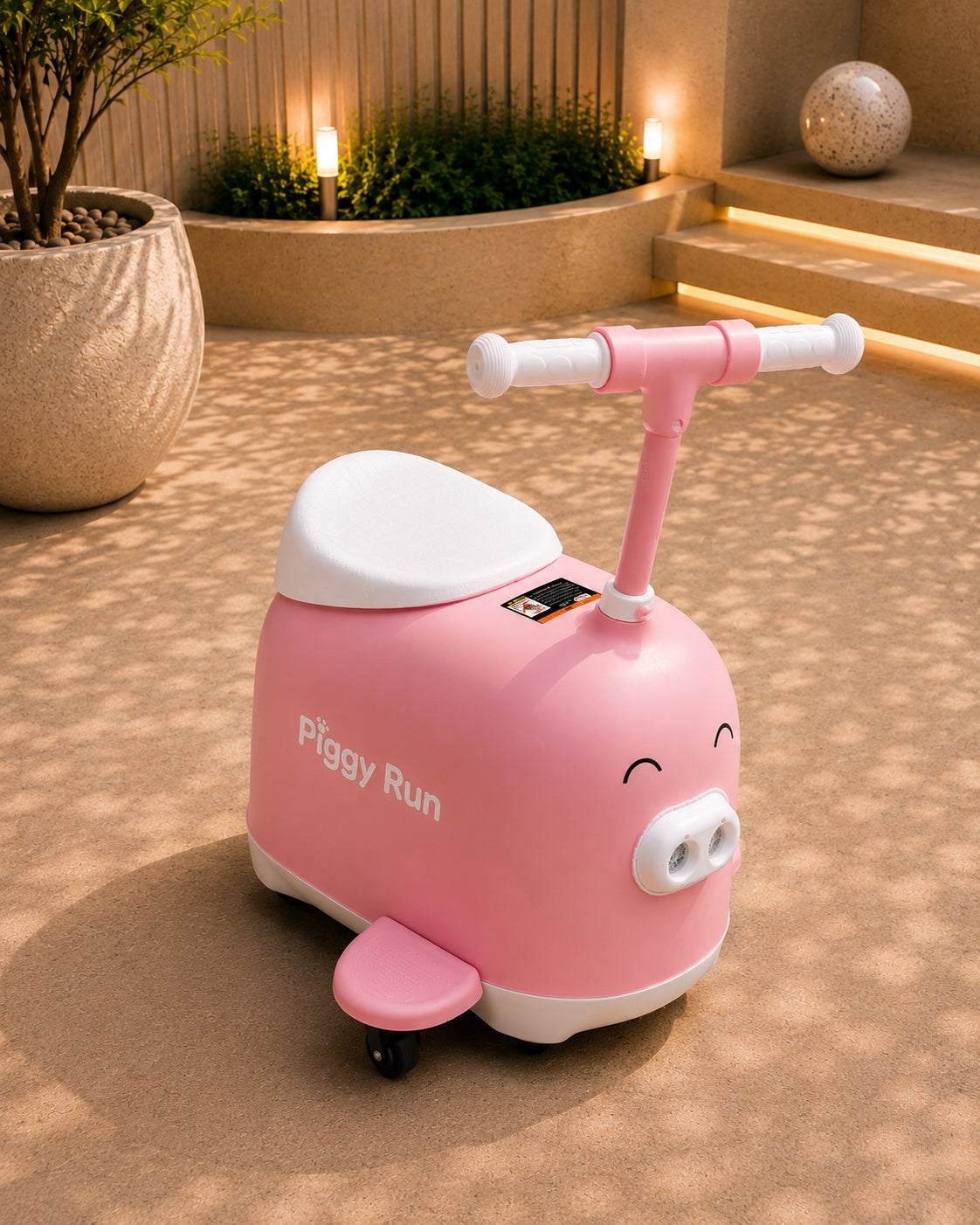 SOFT PINK Piggy Run