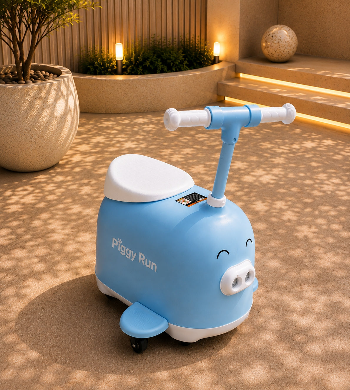 POWDER BLUE Piggy Run